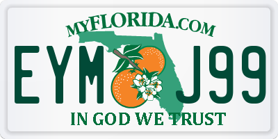 FL license plate EYMJ99