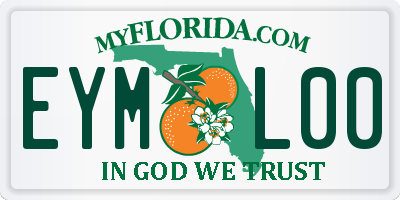 FL license plate EYML00