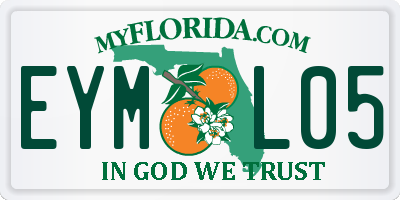 FL license plate EYML05