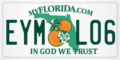 FL license plate EYML06