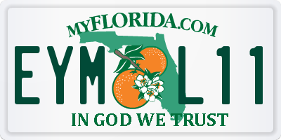 FL license plate EYML11
