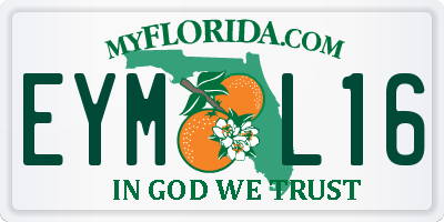 FL license plate EYML16