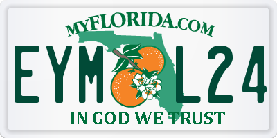 FL license plate EYML24