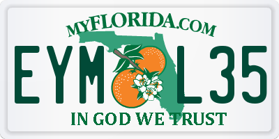 FL license plate EYML35