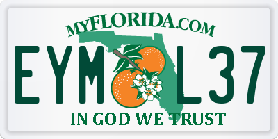 FL license plate EYML37