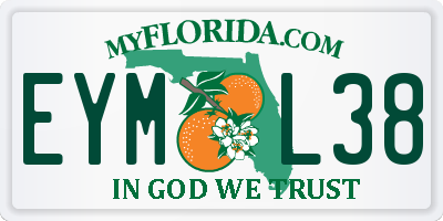 FL license plate EYML38