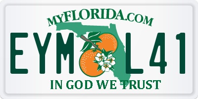 FL license plate EYML41