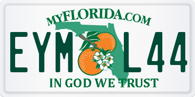 FL license plate EYML44