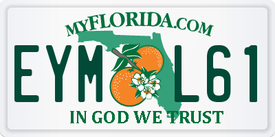 FL license plate EYML61