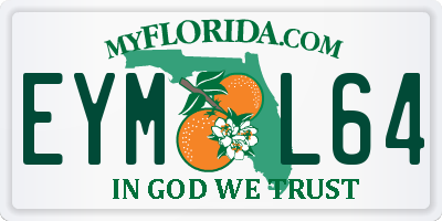 FL license plate EYML64