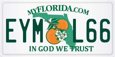 FL license plate EYML66