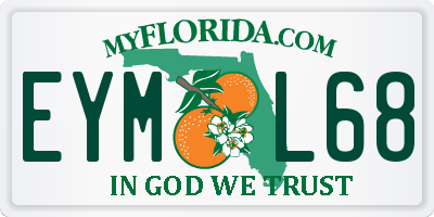 FL license plate EYML68