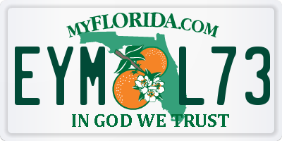 FL license plate EYML73