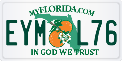 FL license plate EYML76