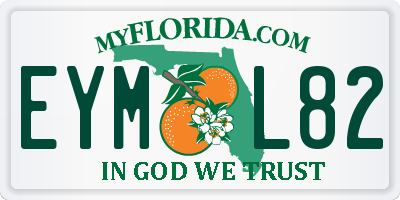 FL license plate EYML82