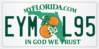 FL license plate EYML95