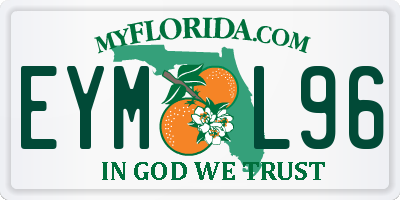 FL license plate EYML96