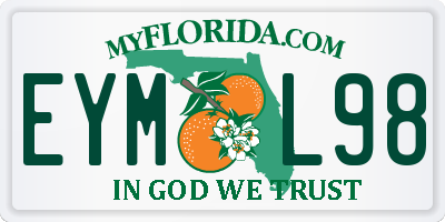 FL license plate EYML98