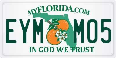 FL license plate EYMM05