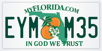 FL license plate EYMM35
