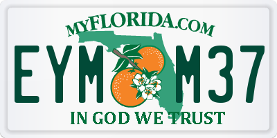 FL license plate EYMM37