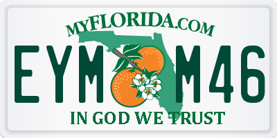 FL license plate EYMM46