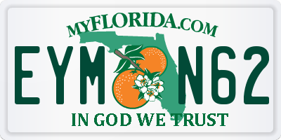FL license plate EYMN62
