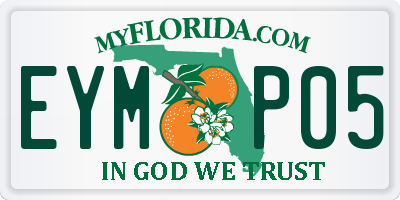 FL license plate EYMP05