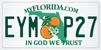 FL license plate EYMP27