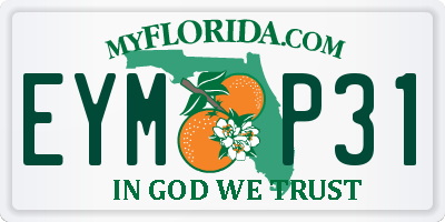 FL license plate EYMP31
