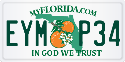 FL license plate EYMP34