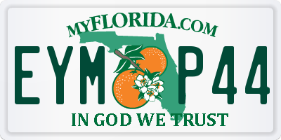 FL license plate EYMP44
