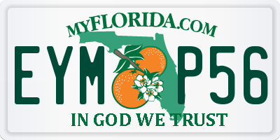FL license plate EYMP56