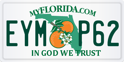 FL license plate EYMP62
