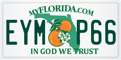 FL license plate EYMP66