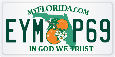FL license plate EYMP69