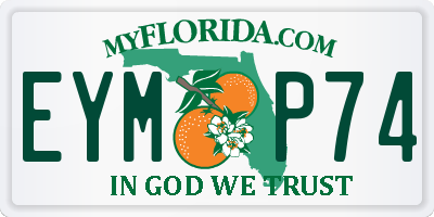 FL license plate EYMP74