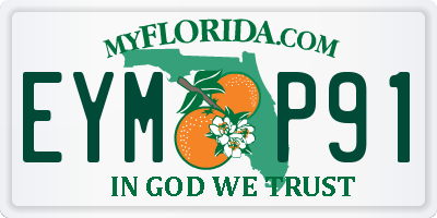 FL license plate EYMP91