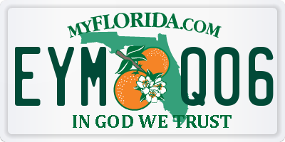 FL license plate EYMQ06