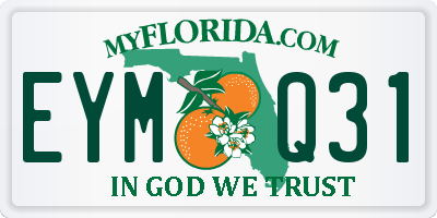 FL license plate EYMQ31
