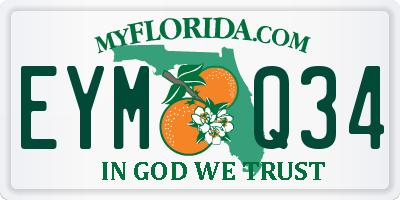 FL license plate EYMQ34