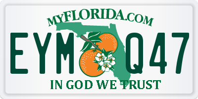 FL license plate EYMQ47