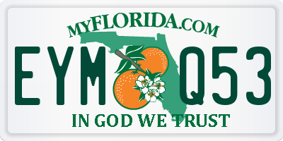 FL license plate EYMQ53