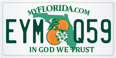 FL license plate EYMQ59