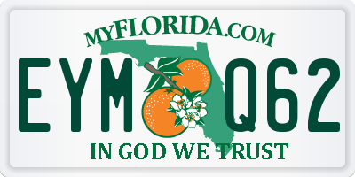 FL license plate EYMQ62