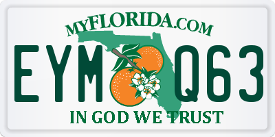 FL license plate EYMQ63
