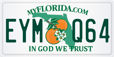 FL license plate EYMQ64