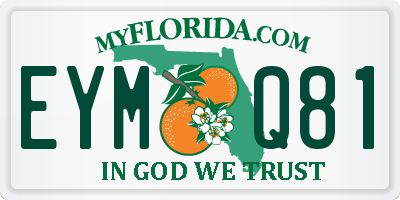 FL license plate EYMQ81