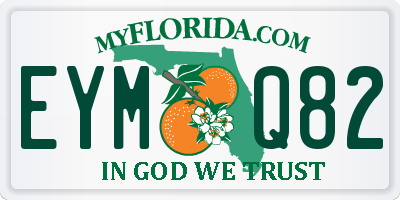 FL license plate EYMQ82