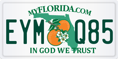 FL license plate EYMQ85